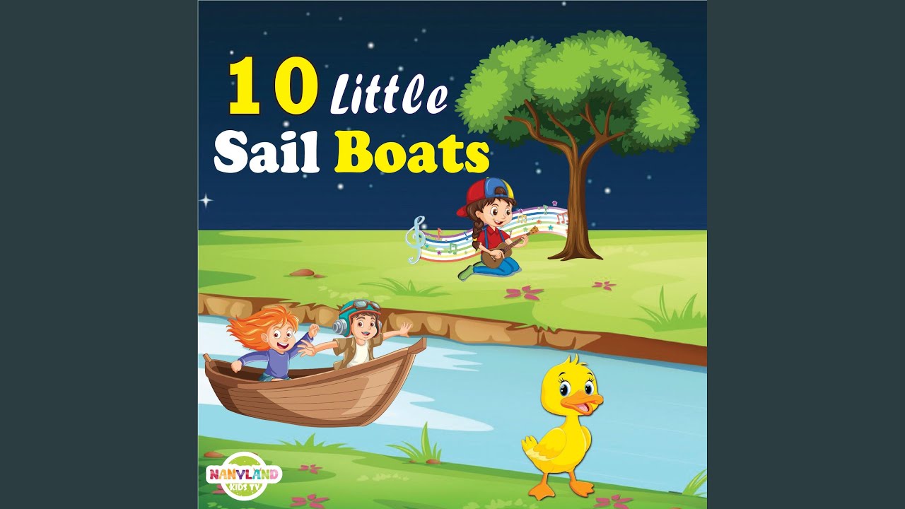 Ten Little Boat Song Counting 10 Song for Kids Playful Kindergarten Songs YouTube