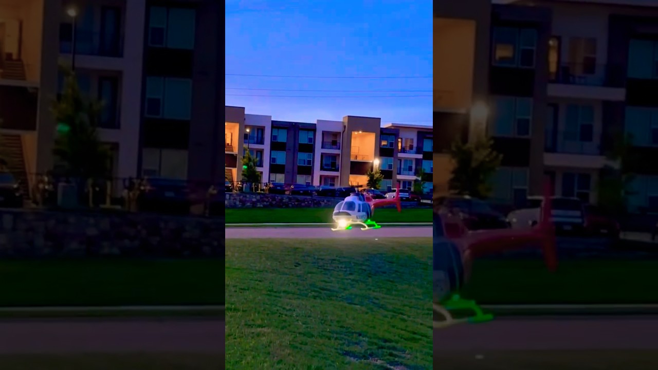 Flywing Bell 206 V3: Quick Landing & take off😎🔥✌🏾