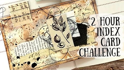 My 2 hour Challenge | How many index cards can I make in 2 hours