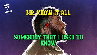 Mr. Know It All x Somebody That I Used To Know (Mashup)