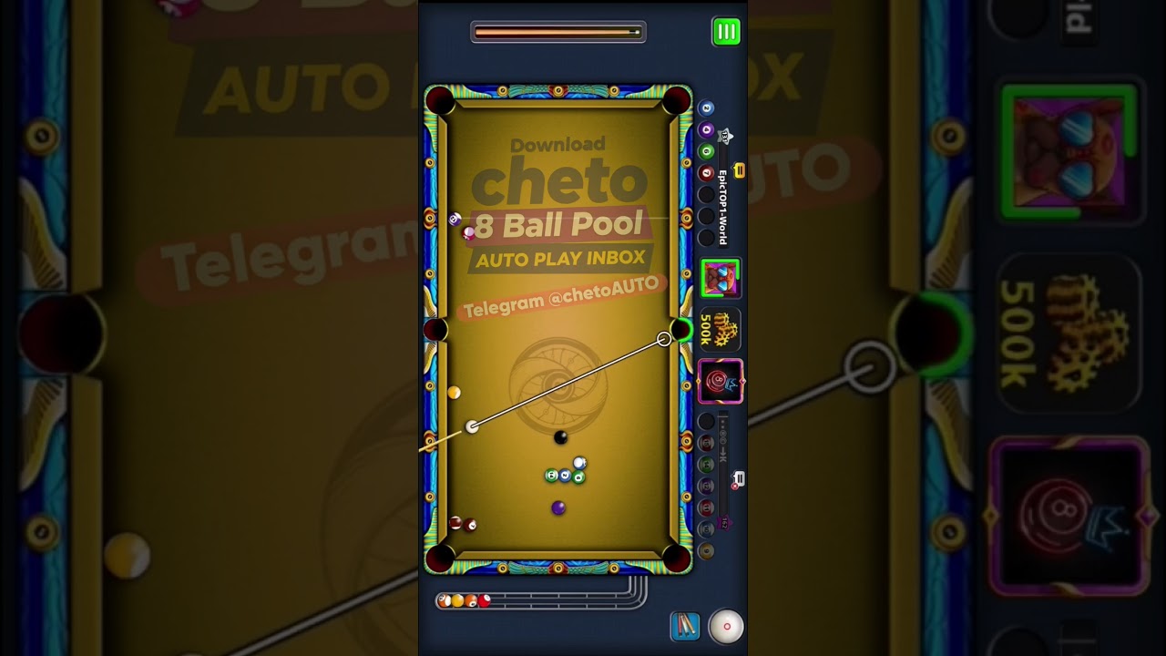 Download cheto 8 ball pool v56.13.x - 56.14.x iOS/android 