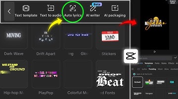 CapCut Auto Lyrics Edit Tutorial | Auto Lyrics Tutorial in Capcut