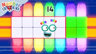 colourful maths numberblocks 1 hour compilation 123 numbers cartoon for kids