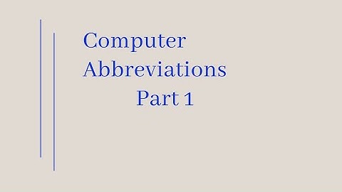 Common Abbreviations in computers |Important Computer Abbreviations for SSC,PSC Exams | Net Educator