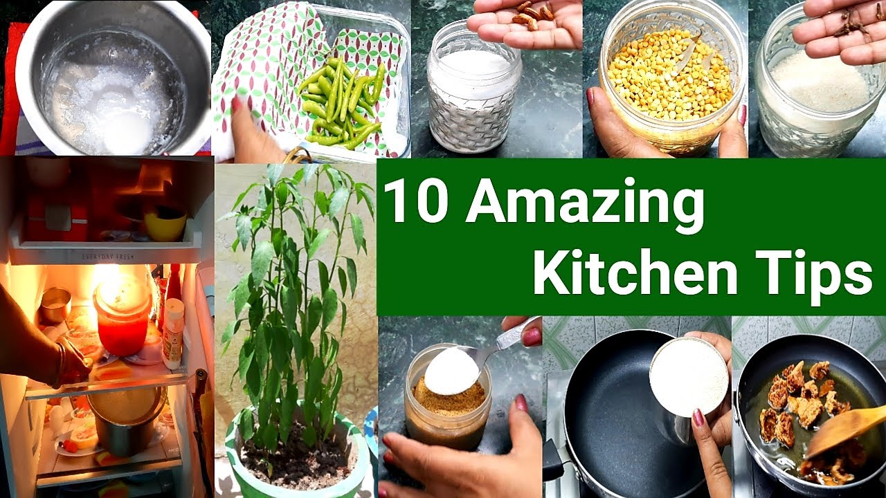 10 Kitchen Tips and Trick Very Easy and Important Amazing Kitchen Tips by Punjabi Cooking