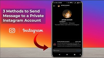 How to Message a Private Account on Instagram | Easy Methods