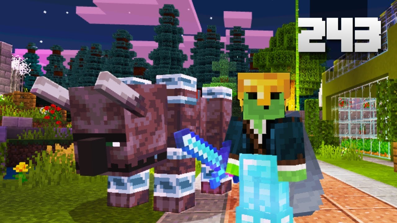 Let's Play Minecraft - Ep.243 : New Friend!/Home Gets Raided! - YouTube