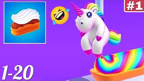 Perfect Cream Gameplay Walkthrough Level 1-10-20 iOS Android Noob vs Hack Unlocked