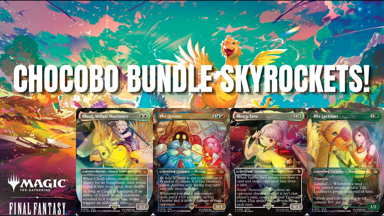 Final Fantasy Chocobo Bundle Skyrockets! - YouTube