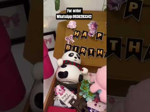 Customized birthday hamper #smallbusiness #shorts