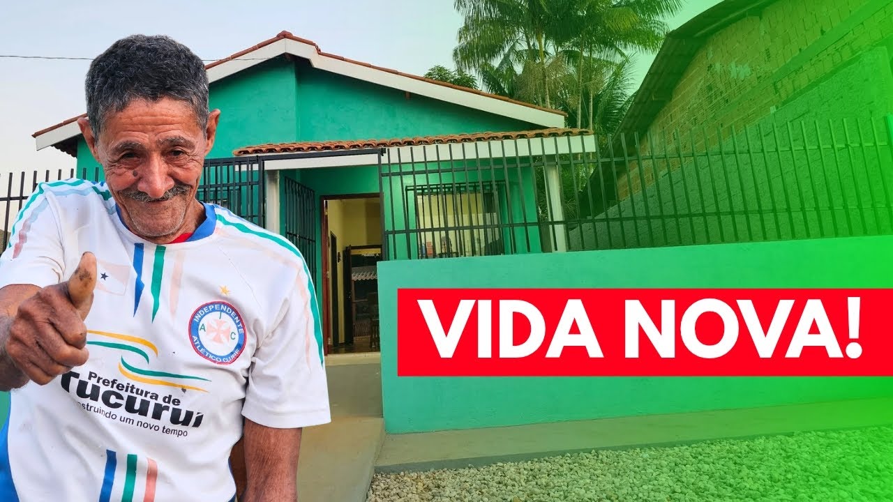 DÁ GOSTO ENTRAR NA NOVA CASA DO SEU MILTON❤️