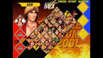 Capcom vs SNK 2 (4K) PS2 - Ken playthrough