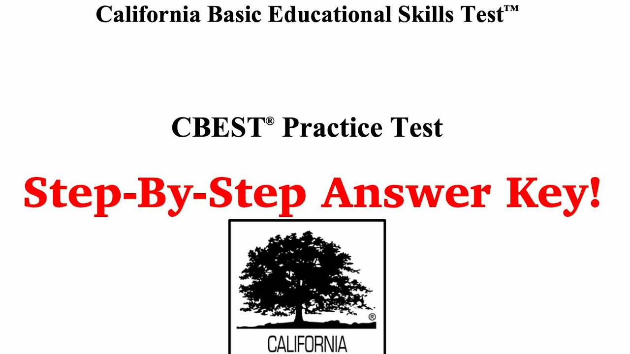 CBEST Practice Test Answers and Explained!