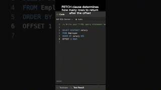 SQL Interview Hack: Find the 2nd Highest Salary! 💻 Leetcode 176 #shorts