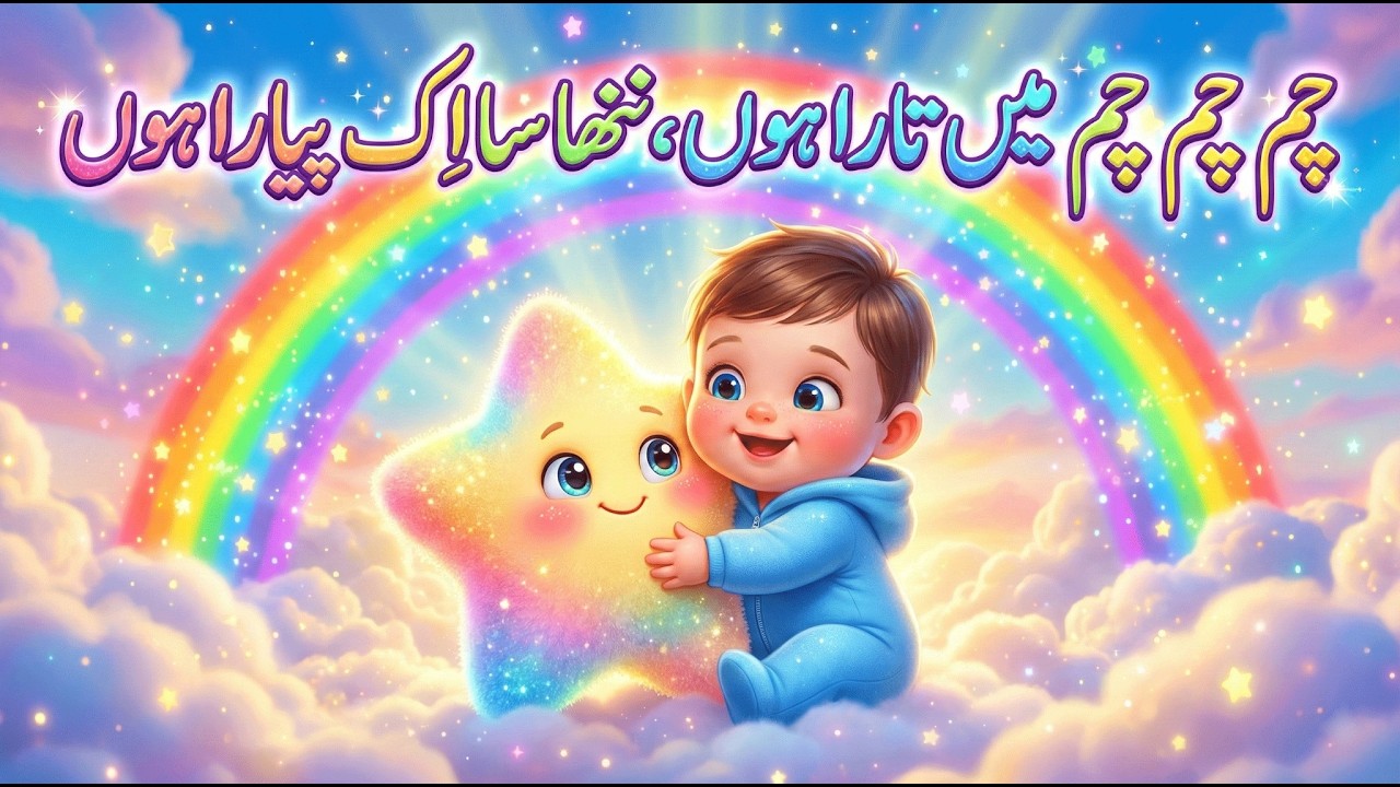  ✨ Twinkle Twinkle Urdu Nursery Rhyme for Kids | Children's Motivational Poem | Urdu Nursery Rhyme