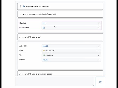 💬 Graphical Command Interfaces