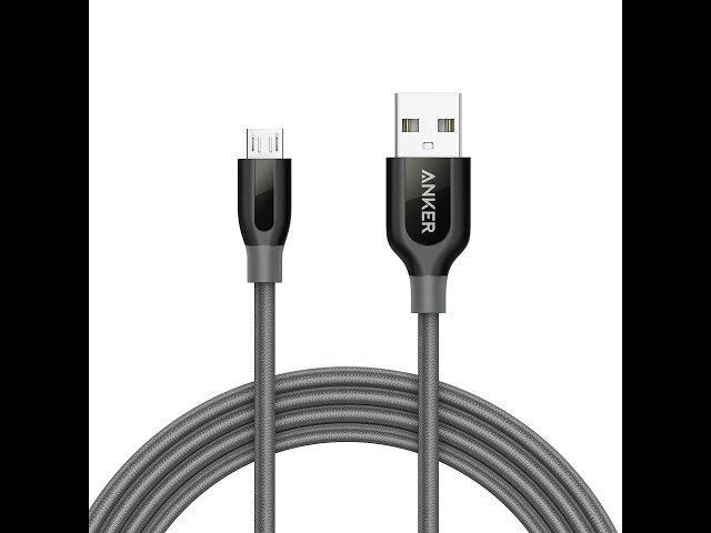 PowerLine+ Micro USB Nylon Braided Cable 1.8m (6ft)