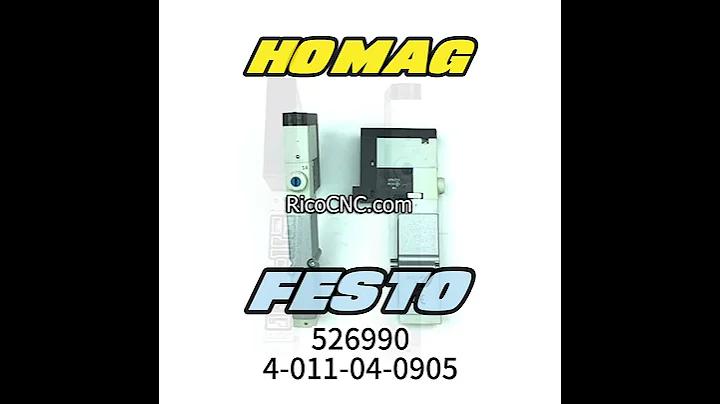 4-011-04-0905 4011040905 FESTO Solenoid Valve 526990 5/2-WAY 0.9-10 BAR CPASC1-M1H-M-P-2.5 #homag