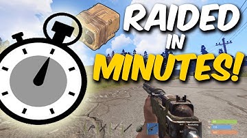 RAIDED in 30 Minutes TWICE! Solo Rust
