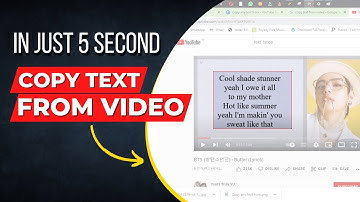 How To Copy Text From YouTube Video | Copy Text from Video | Tips and Tricks