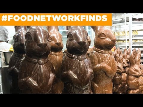 how-giant-chocolate-bunnies-are-made-|-food-network