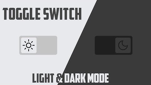 Create a Light & Dark Mode Toggle Switch Using HTML, CSS & JavaScript | Easy Beginner Project