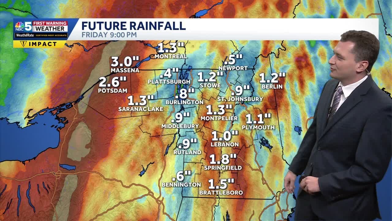 Periods of rain Thursday, breezy and showery Halloween (10-29-25) - YouTube