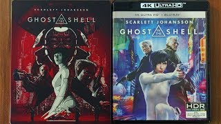 GHOST IN THE SHELL - 4K Ultra HD Blu-ray + Steelbook Blu-ray Limited Edition Unboxing [UHD]