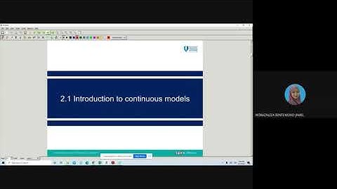 2.1 Introduction to continuous model