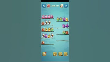 Bird sort puzzle level 157 #birdsortpuzzle
