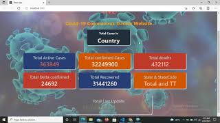 Live Covid-19 Tracker APP Using Real API In Hindi 2021 || React Js Tutorial in Hindi