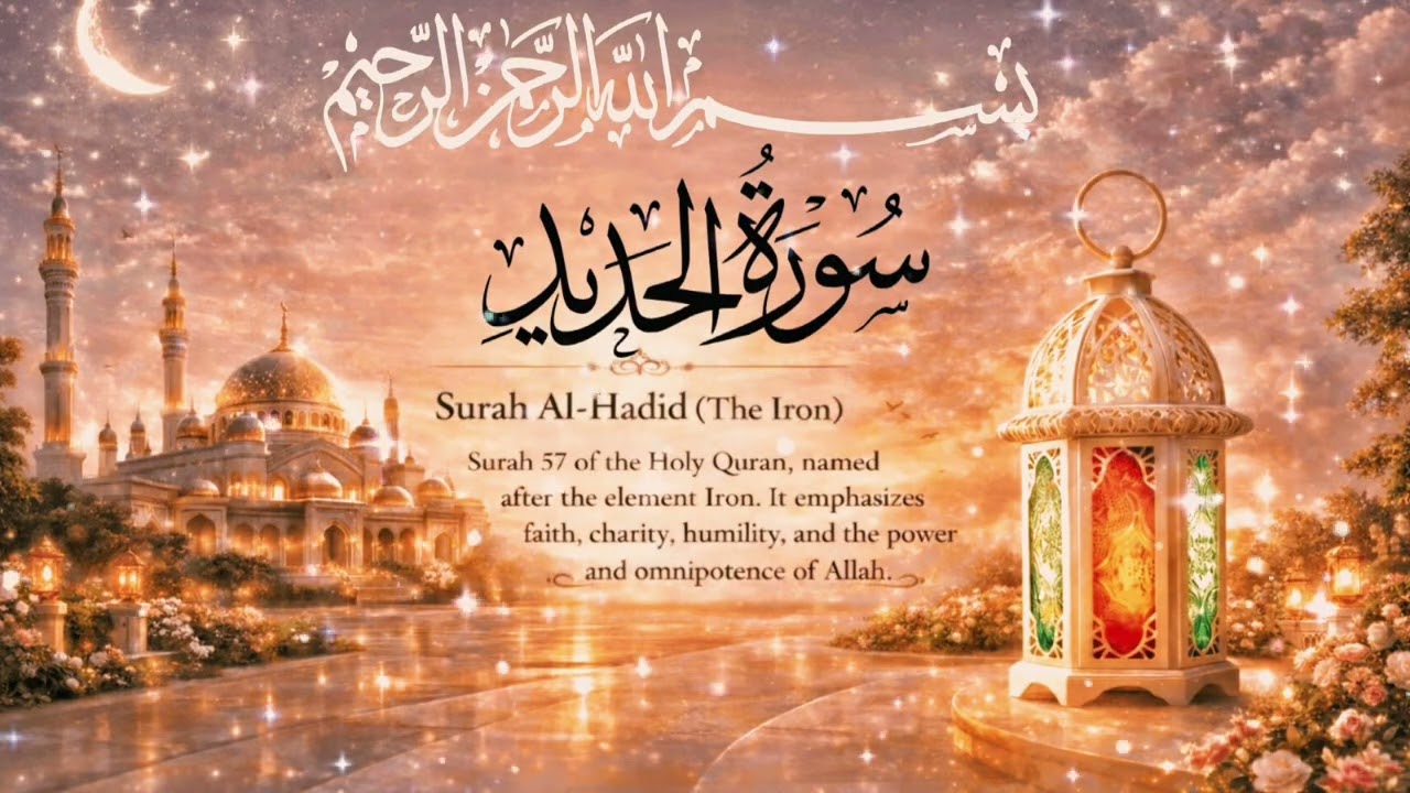 Surah Al-Hadid  | 🕊️ Reflect, Relax & Connect with Allah