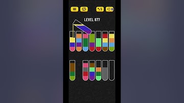 Water sort puzzle level 877