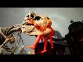 MK1 All Animalities on Orange Red Mileena Deception
