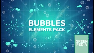 2D FX Bubble Elements in Motion! | Green Screen