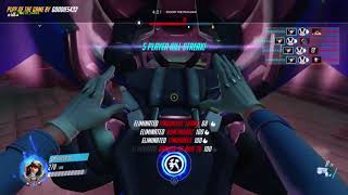 D.Va play of the game Kings Row (Total Mayhem)
