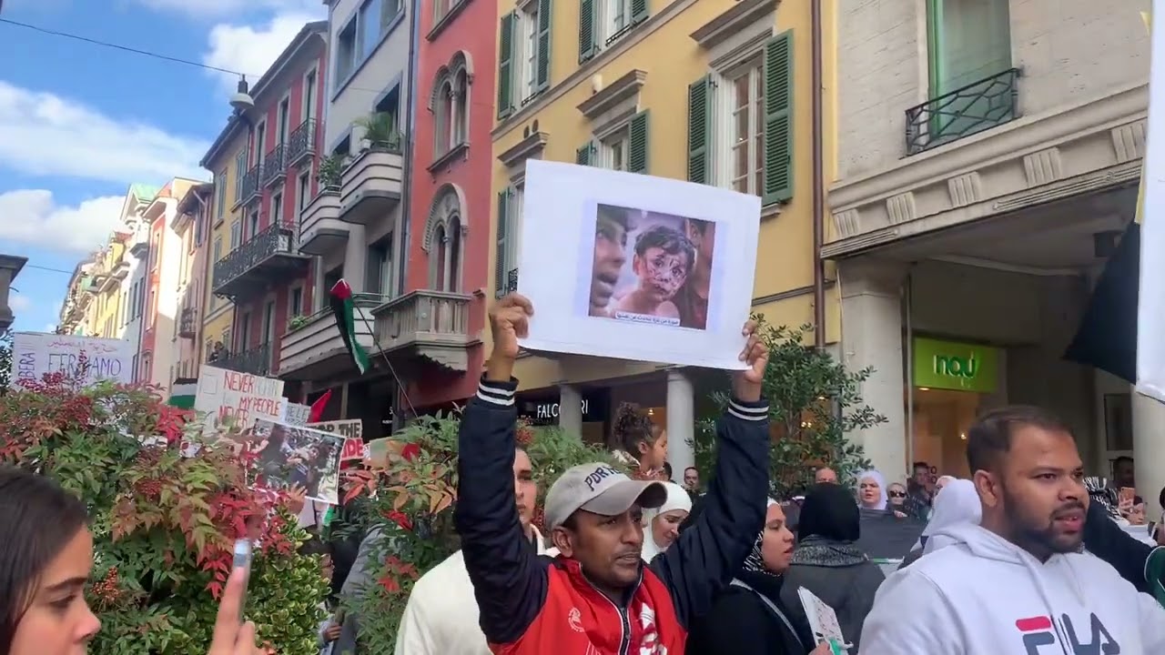 Varese: manifestazione pro Gaza e Palestina