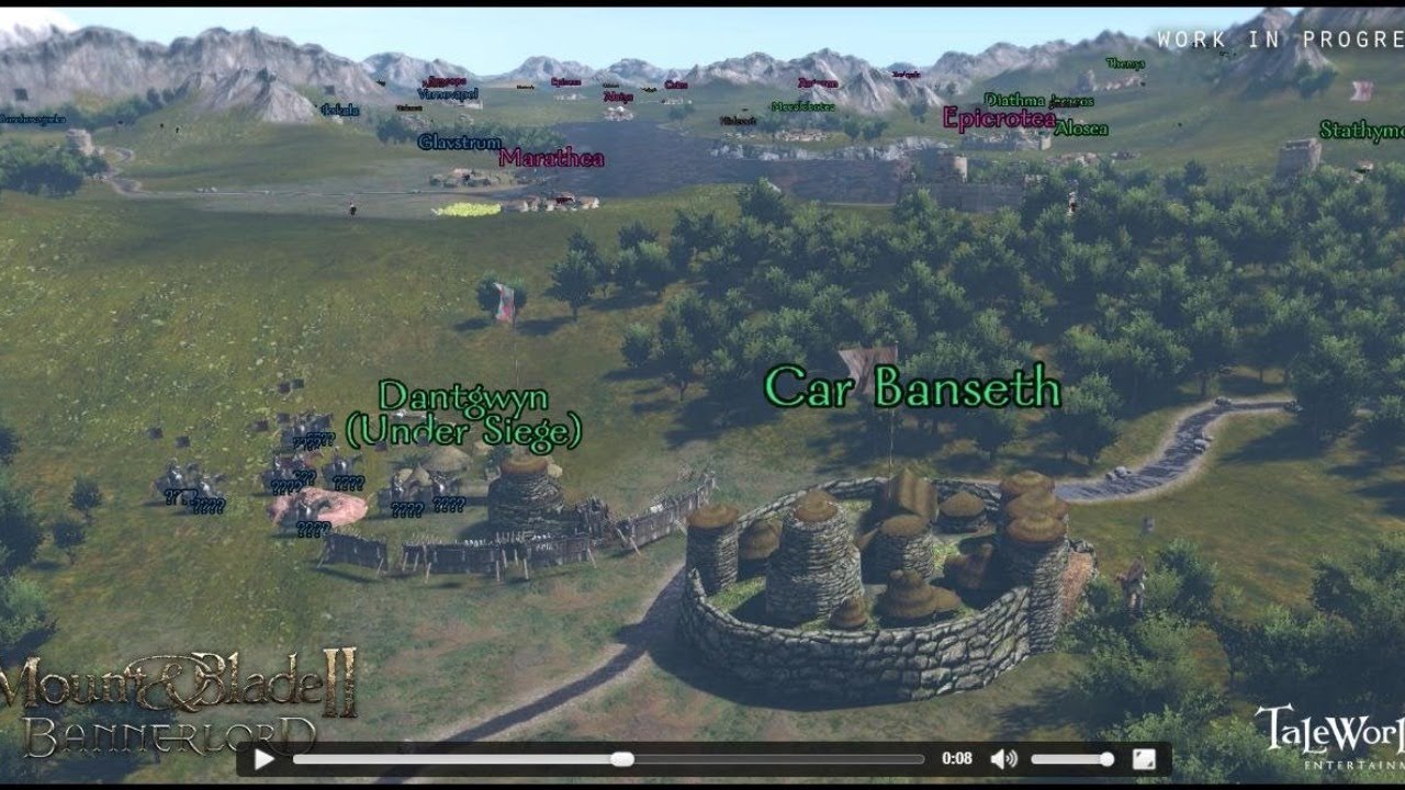 Mount and blade 2 bannerlord карта