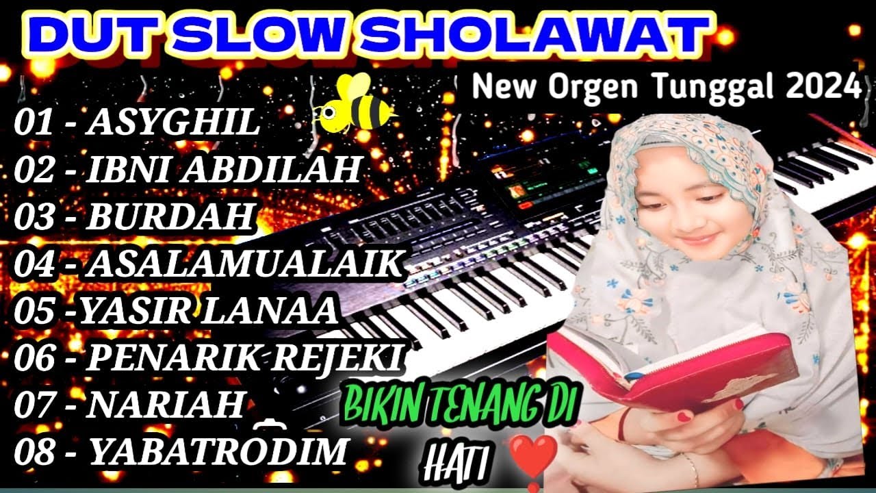 DUT SHOLAWAT ORGEN TUNGGAL SLOW BASS MERDU PENYEJUK HATI TERBARU 2024 COVER IDA MUSIK