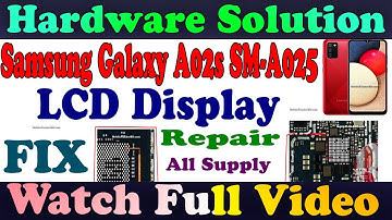 Samsung A02S SM-A025 Display Graphics NOT Working Problem Repair Jumper Ways #GSM_Free_Equipment