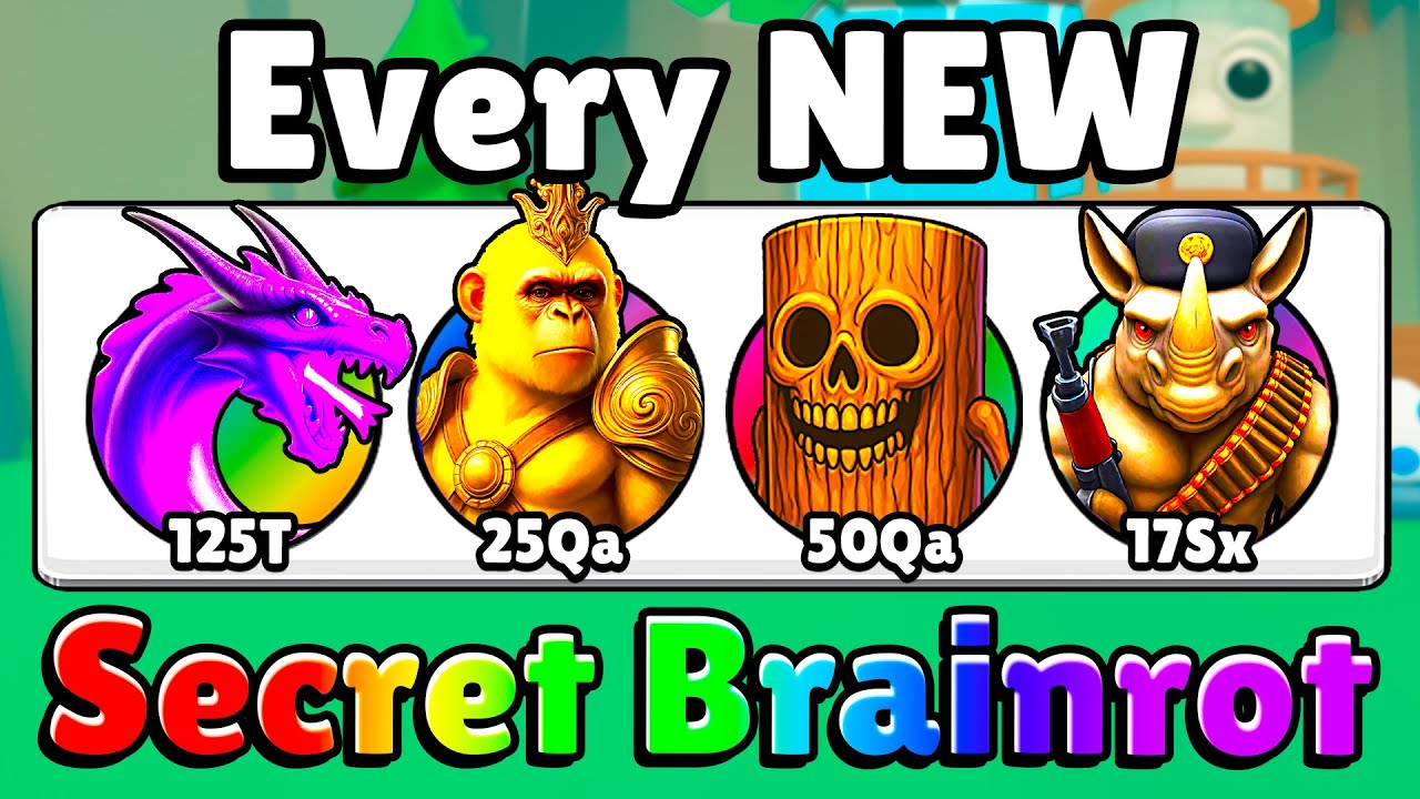 EVERY *NEW* BRAINROT in Brainrot Evolution Update! (Roblox) - YouTube