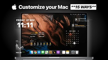 15 ways to Customize your Mac in 9 minutes!