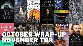 October Wrap-up November TBR