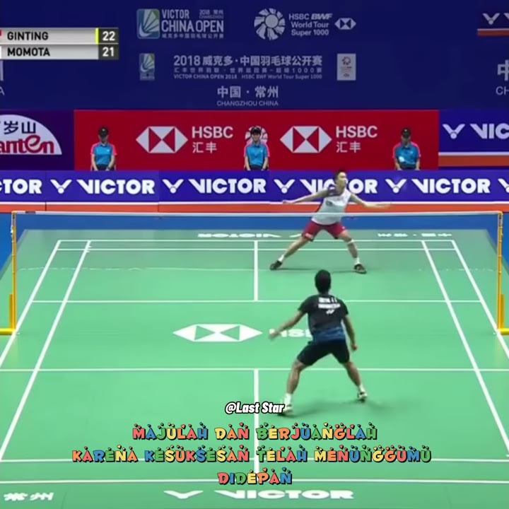 Story wa badminton | MOMEN MENEGANGKAN PEREBUTAN POIN TERAKHIR ANTONY GINTING vs KENTO MOMOTA