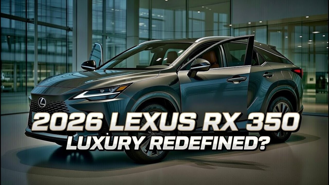 2026 Lexus RX 350 Revealed! Luxury SUV Upgrades That Will Shock You