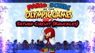 Mario & Sonic at The Olympic Games - Saturn Circuit (Knuckles)