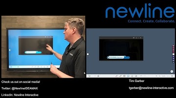 TUTORIAL : newline Q Series - Inserting a YouTube Video in the Whiteboard