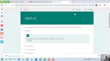 Hướng dẫn tạo bài tập trắc nghiệm trên Microsoft Teams