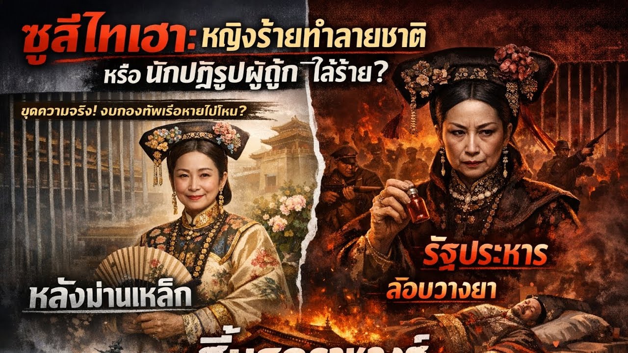 ซูสีไทเฮา หญิงร้ายทำลายชาติหรือนักปฎิรูปหัวสมัยใหม่ #history #ซูสีไทเฮา #history #อยากรู้มั๊ยเนี่ย 