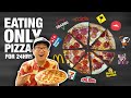 Only EATING Pepperoni Pizza 🍕 for 24 HOURS // TOP 10 CHAINS RATED